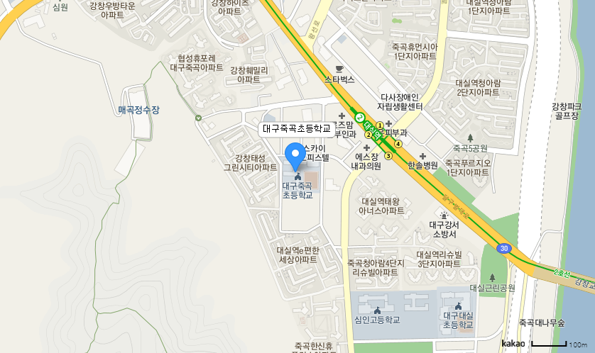 학교 찾아오시는 길 지도